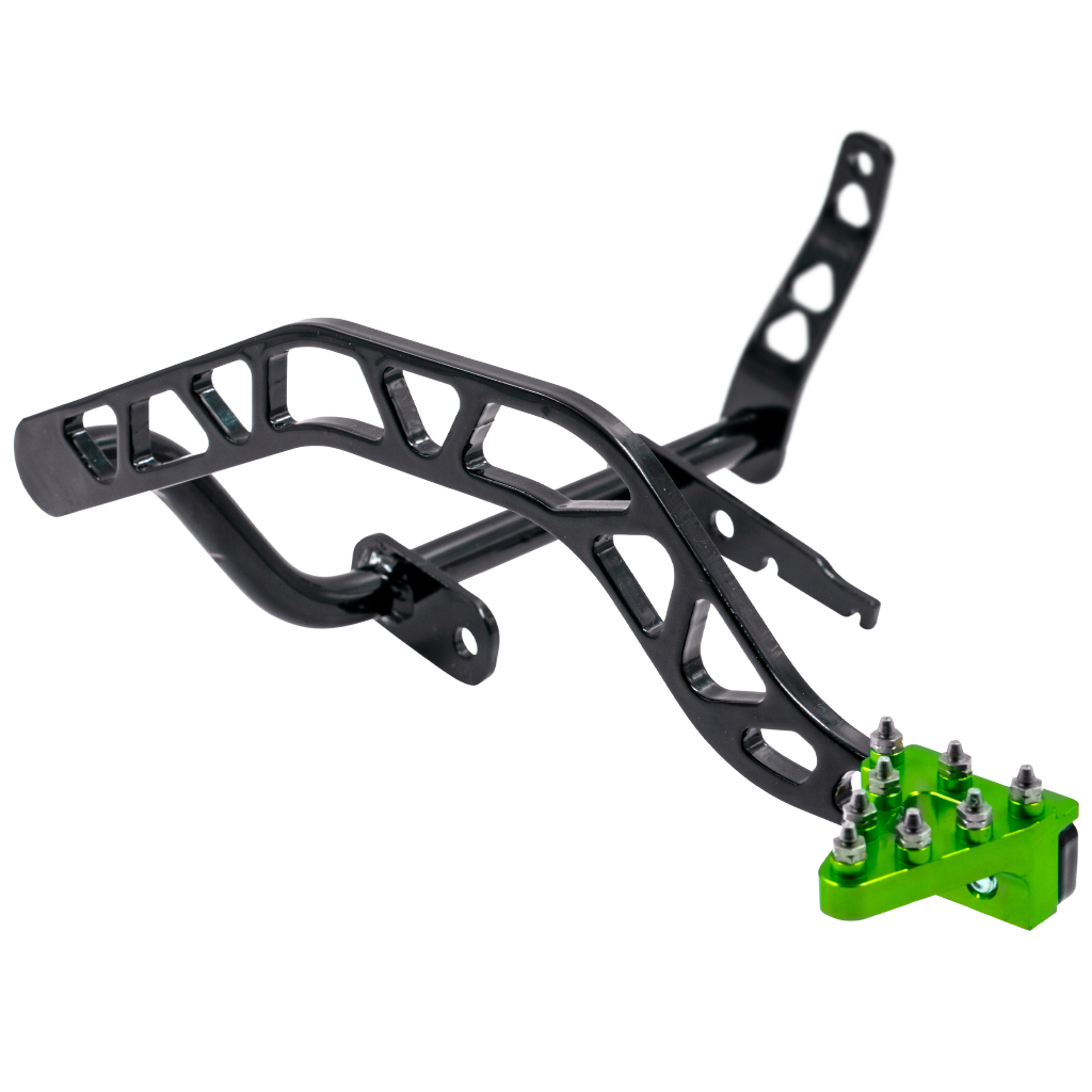 SH-Bremshebel Gen 3 oben liegend für Simson S51/S50/S70 - Grün, pulverbeschichtet