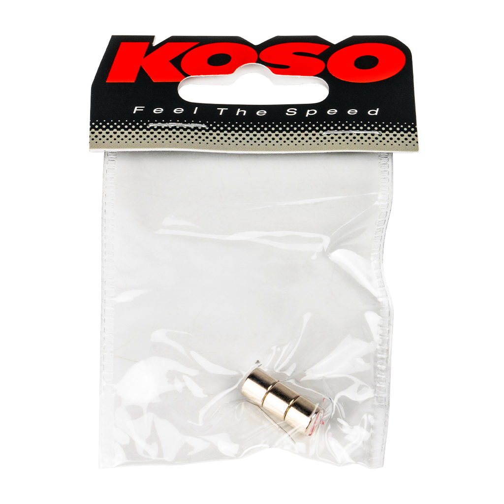 KOSO Ersatzmagnet 3er Set Durchmesser 6x5 mm