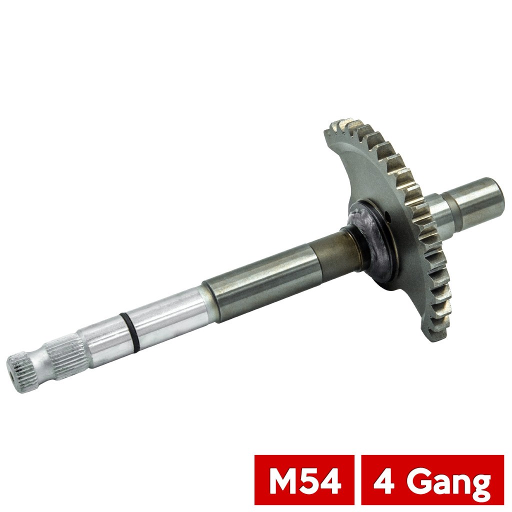 SH Kickstarterwelle mit O-Ring und Zahnsegment - 4 Gang Simson M54