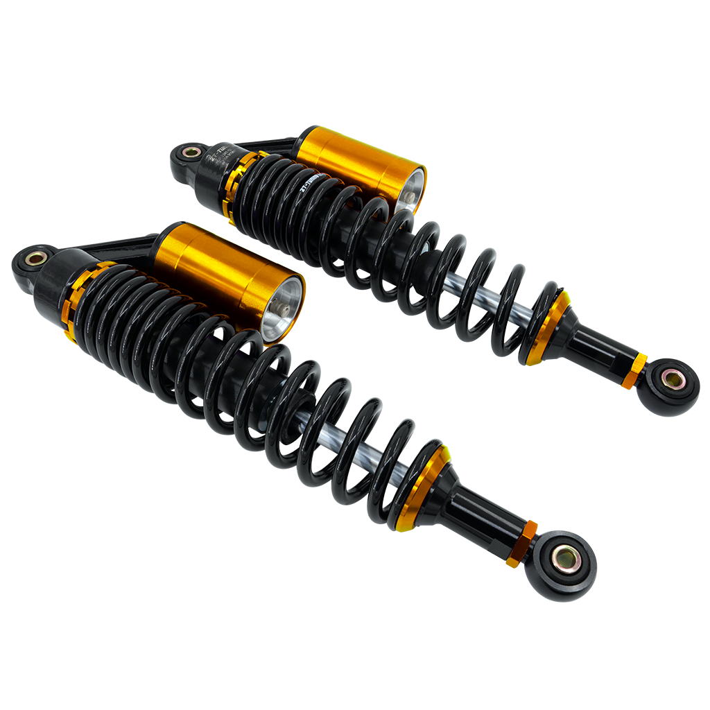 ZT-Performance Federbeine / Stoßdämpfer 360mm, 2er Set, mit ABE, Simson S50, S51, S70 Enduro - Gold