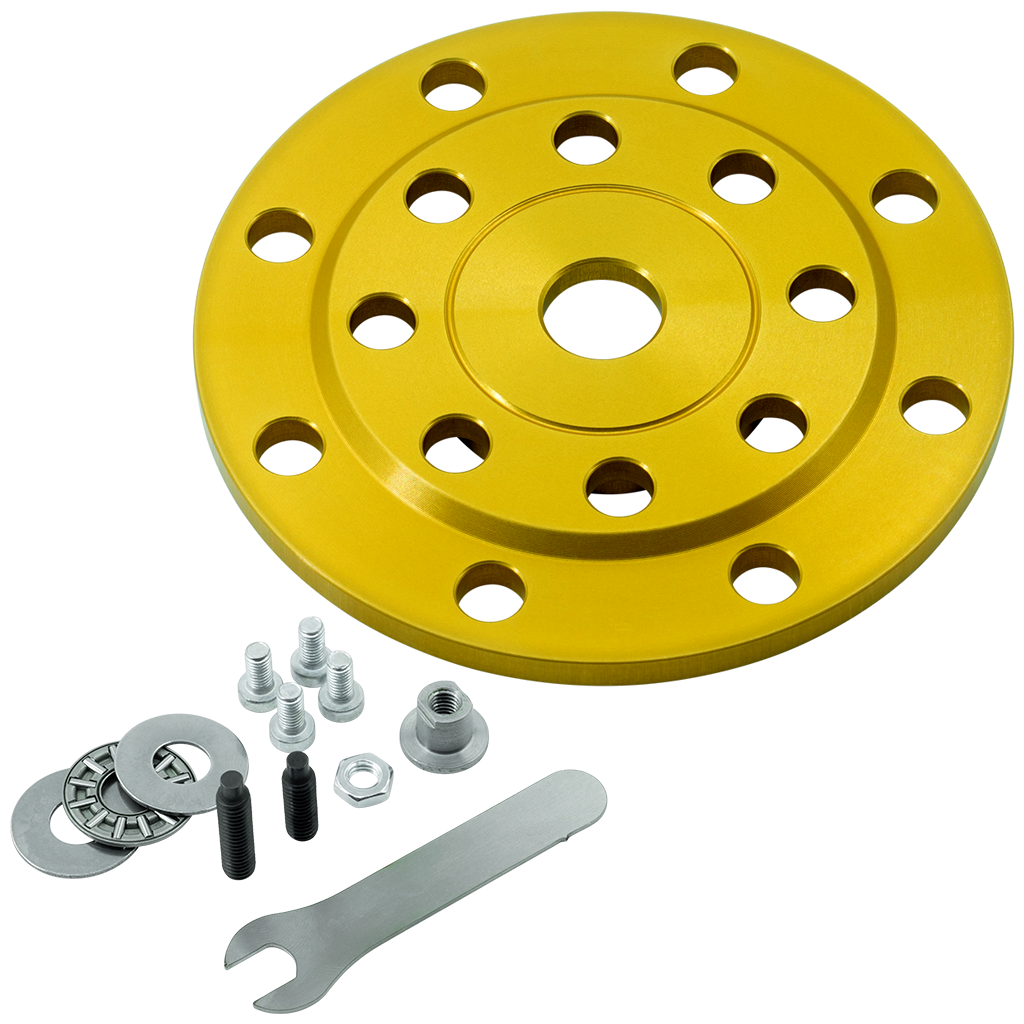 SH Nadelgelagerte M500 Kupplungs-Druckplatte (für Simson S51 / S70) - Gold eloxiert SH Nadelgelagerte M500 Kupplungs-Druckplatte (für Simson S51 / S70) - Gold eloxiert