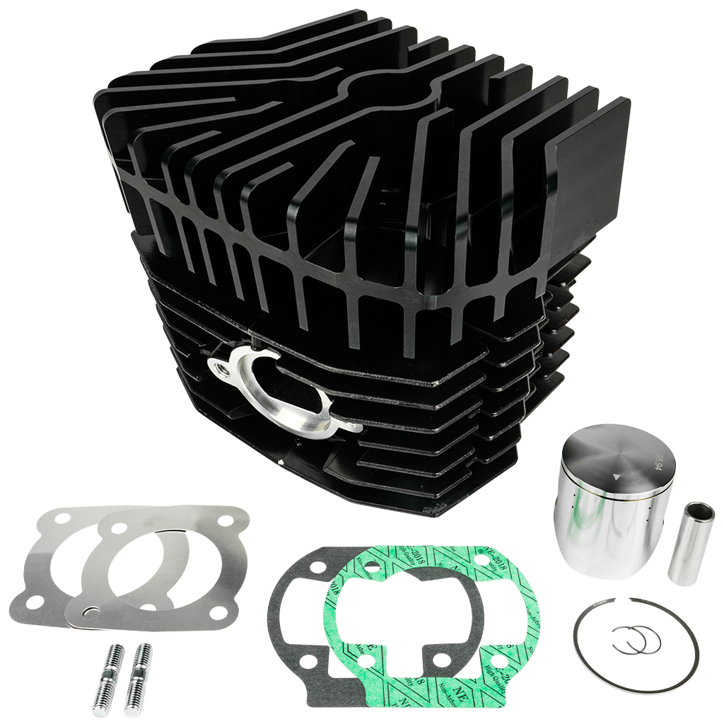 ZTX 130 Zylinderkit MTX BB4, Basis: Schwarz - Zylinderkopf: Schwarz eloxiert