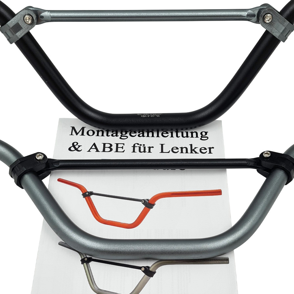 ZT Tuning Lenker Enduro inkl ABE ähnlich Pro Taper für Simson - Schwarz ZT Tuning Lenker Enduro inkl ABE ähnlich Pro Taper für Simson - Schwarz