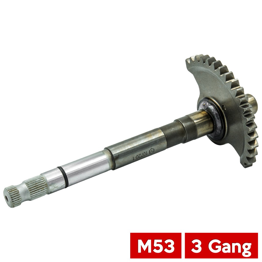 SH Kickstarterwelle mit O-Ring und Zahnsegment - 3 Gang Simson M53