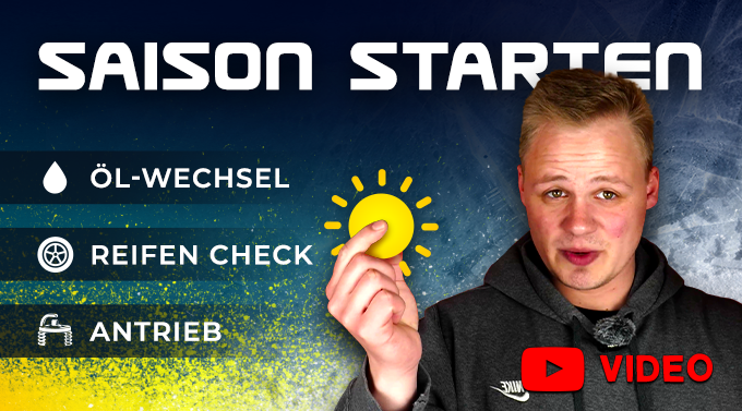 Videoempfehlung KW7 2026: Saison starten, Winterpause beenden: Öl-Wechsel, Reifencheck, Antrieb & Co.