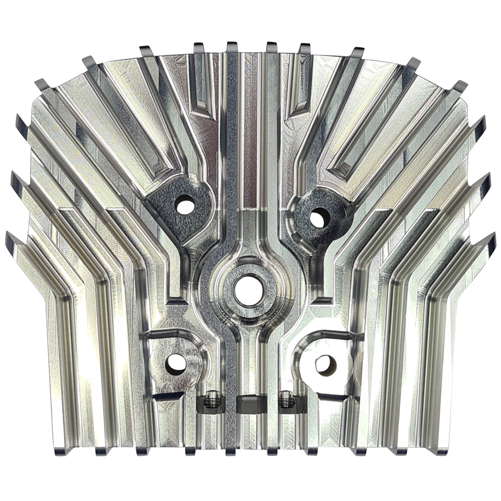CNC Zylinderkopf für Honda MTX, Big Bore 130 - Rohzustand, Farblos eloxiert