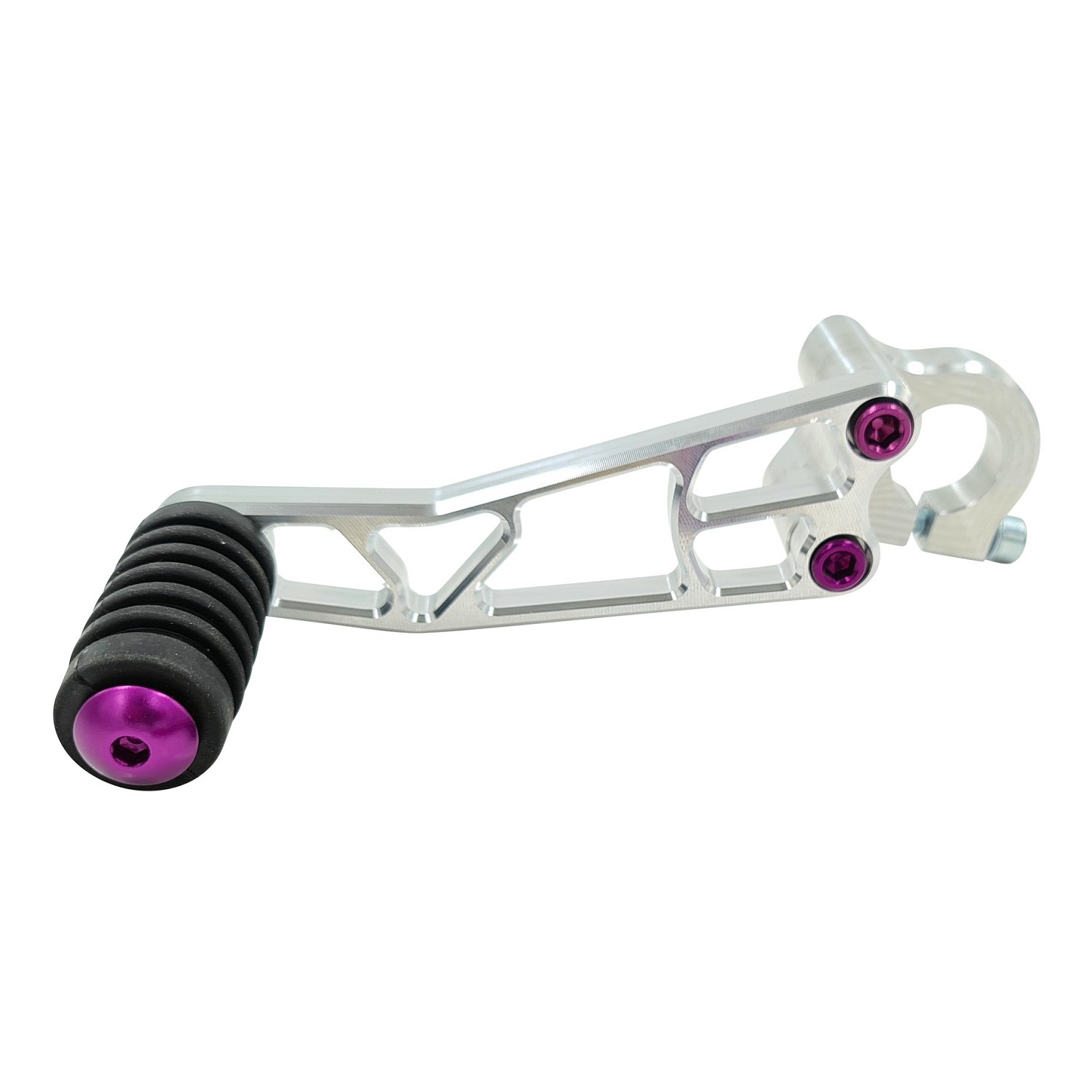 Eloxierte ("Elox") Schrauben für CNC Schalthebel, 3er Set, für Simson - Violett