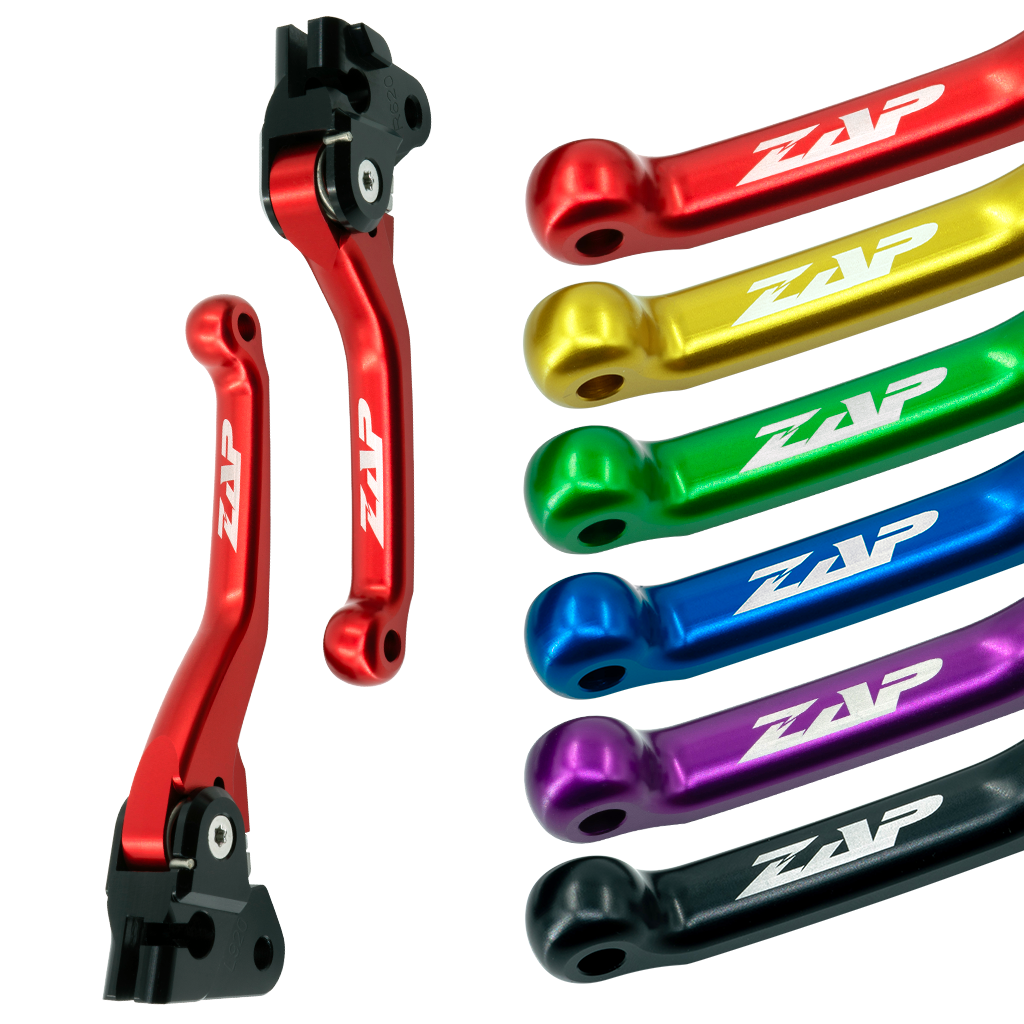 ZAP Competition CNC Klapphebelsatz (Bremshebel+Kupplungshebel), eloxiert "Elox"