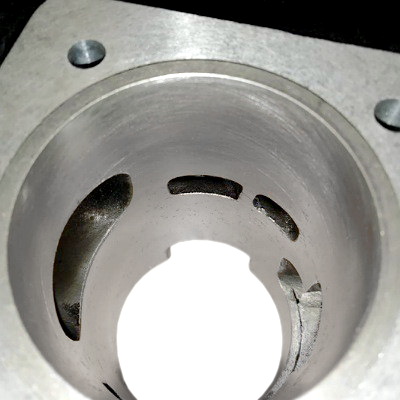 Simson-Zylinder schleifen/Honen + 60ccm Kolben + Nacharbeiten - Standard MZA 2-Ring Kolben