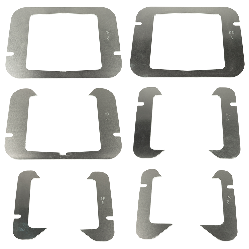 Anschweiß Kühlrippen Set in GS-Optik - Membran