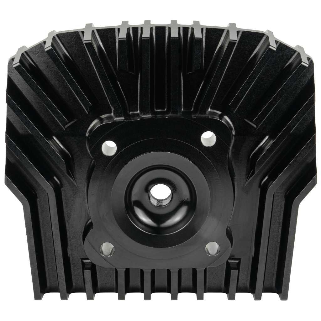 CNC Zylinderkopf für Honda MTX, Big Bore 130 - ZTX 130, Schwarz eloxiert