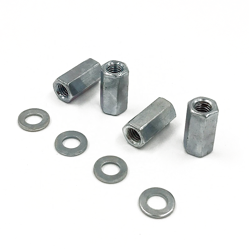 4x Zugankermuttern+Scheiben Spezial für Simson-Zylinderkopf