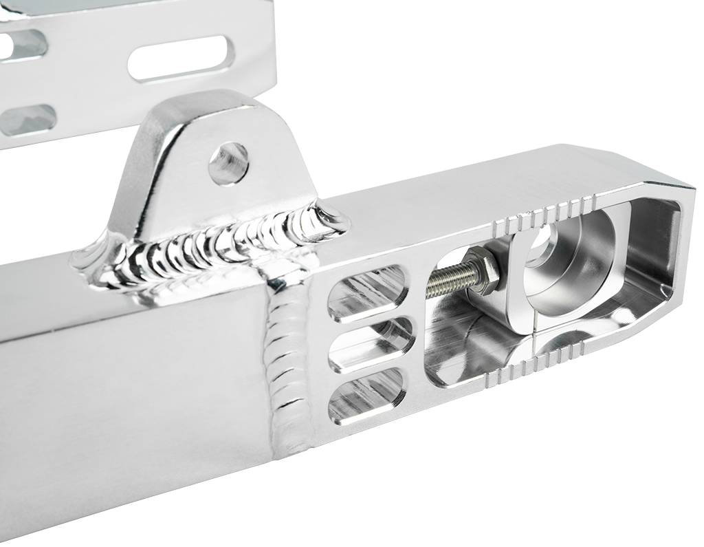 Verstärkte Kastenschwinge aus Aluminium - Standard / Natur