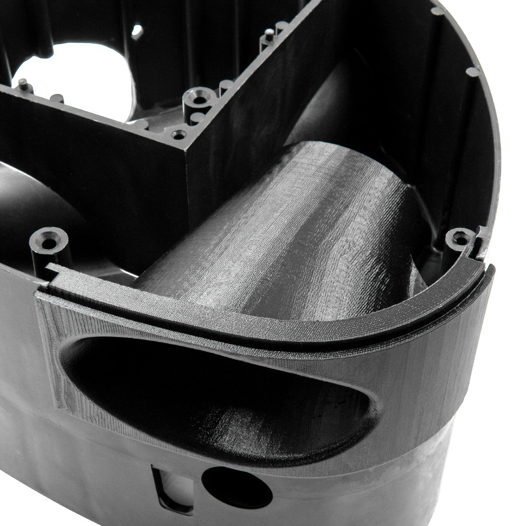 SH 3D Druck Lufteinlass-Abdeckung für Simson-Herzkasten, für S50, S51, S70 - Ansaugtrichter
