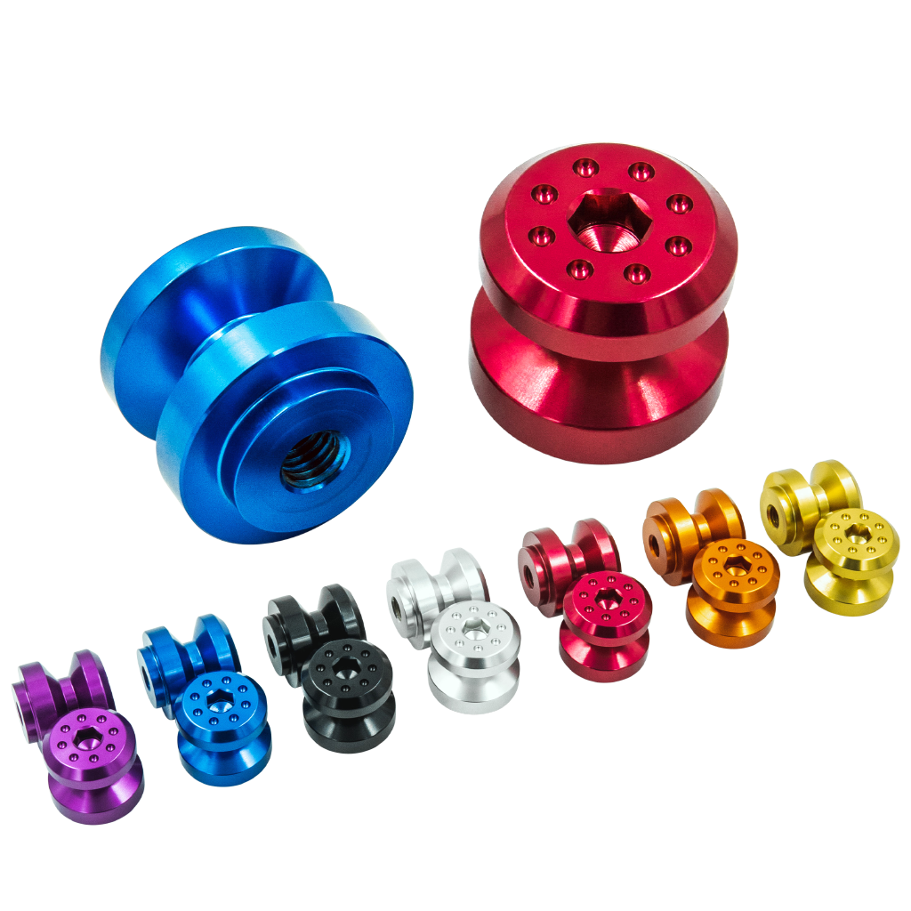 Elox Paar Ständeraufnahme / Prismabuchse M8 ISK Innensechskant Racingadapter