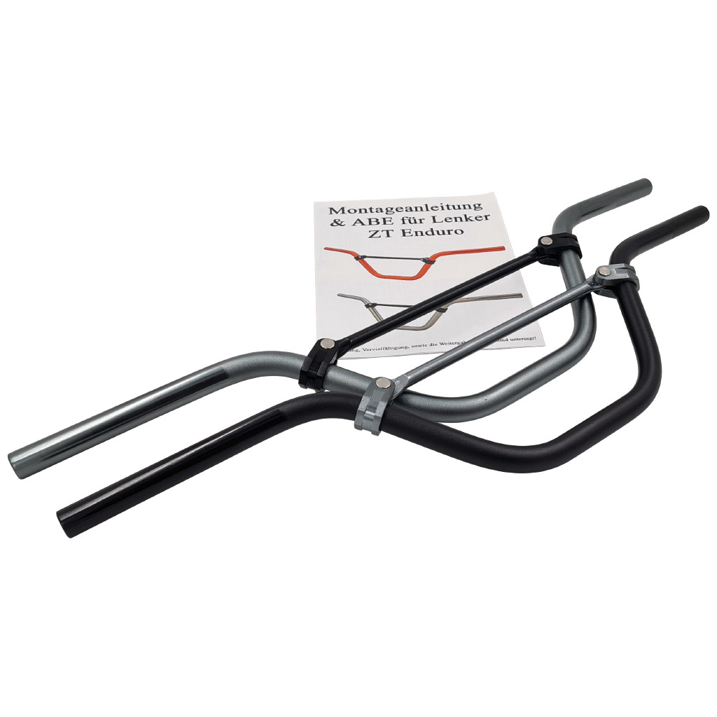 ZT Tuning Lenker Enduro inkl ABE ähnlich Pro Taper für Simson - Schwarz ZT Tuning Lenker Enduro inkl ABE ähnlich Pro Taper für Simson - Schwarz