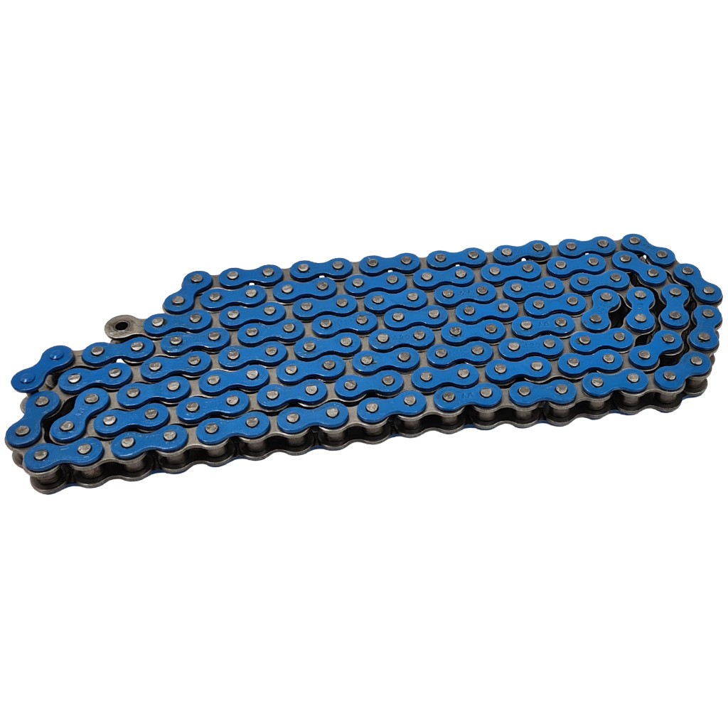 Farbige Kette 420er Teilung 136 Glieder - Blau
