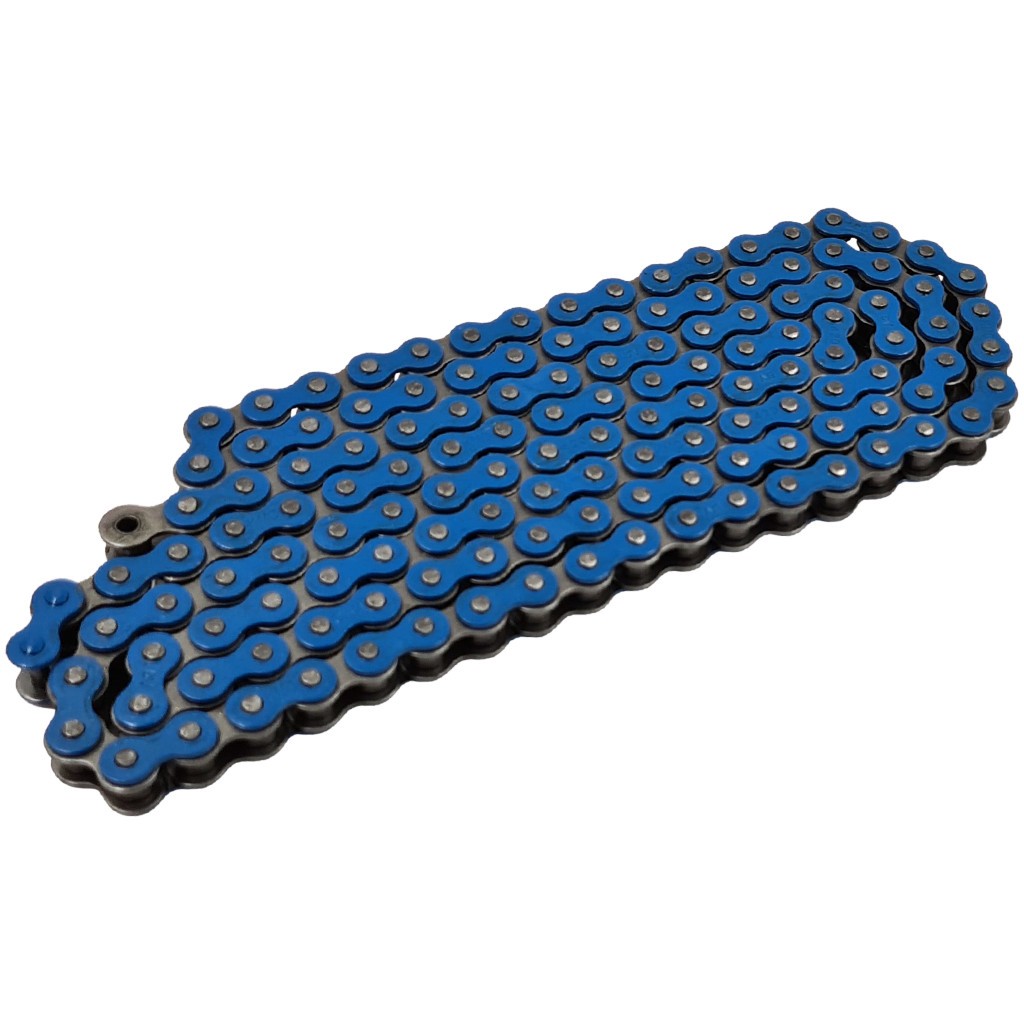 Farbige Kette 420er Teilung 136 Glieder - Blau