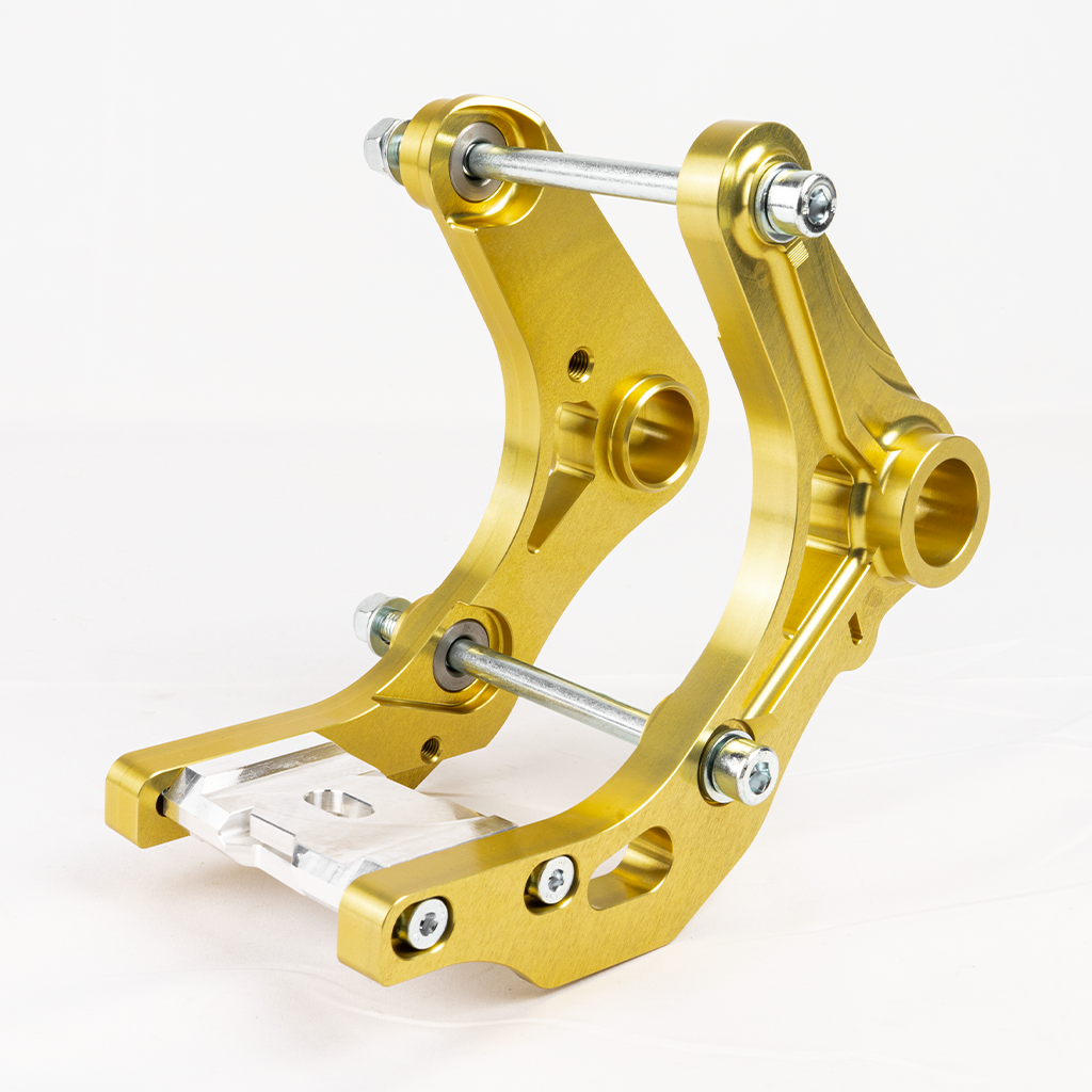 SH CNC Motorhalter / Motorlager Set - Gold eloxiert
