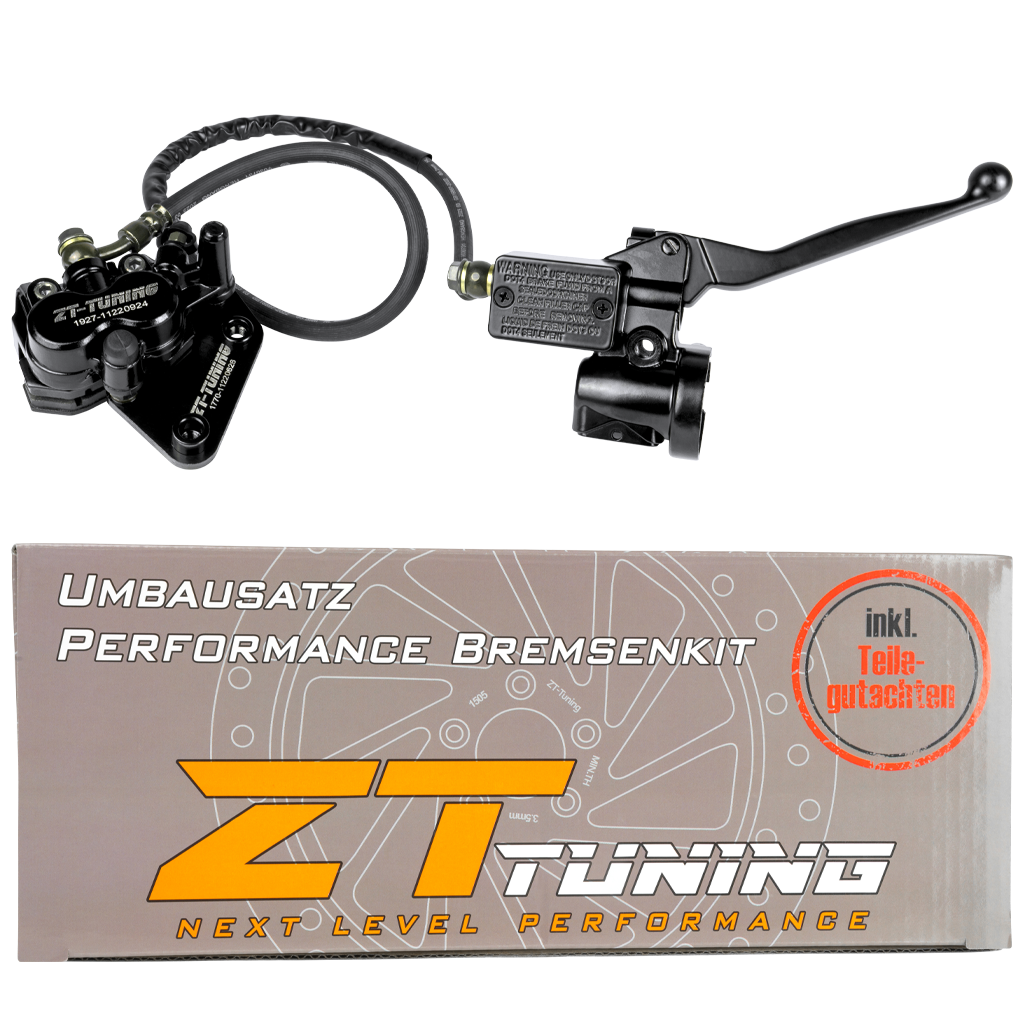 ZT Umbaukit für Scheibenbremse, Bremssattel, Bremspumpe mit Teilegutachten  - 220mm