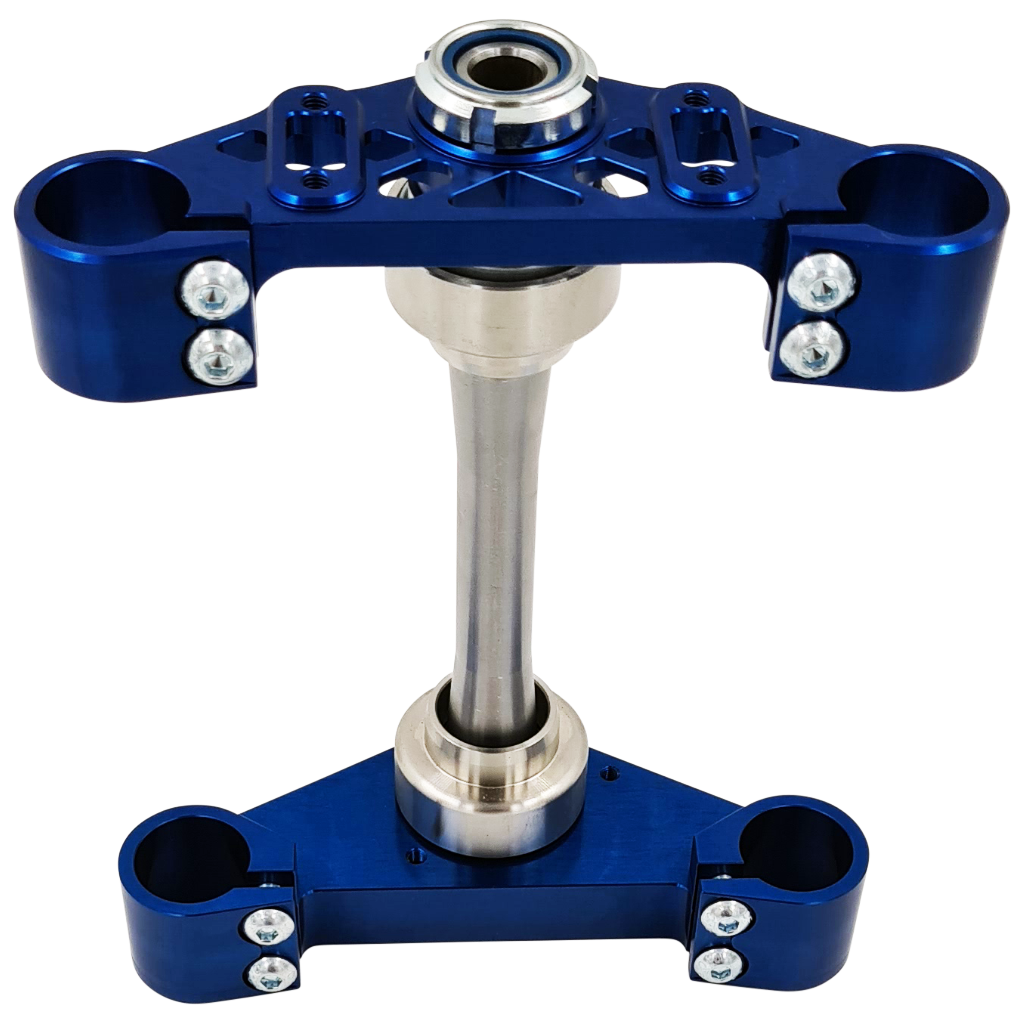 SH CNC Gabelbrücke Gen2, für Simson S51 S70 - Blau, Standard Lenkanschlag SH CNC Gabelbrücke Gen2, für Simson S51 S70 - Blau, Standard Lenkanschlag