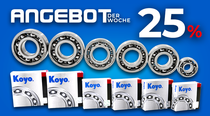 Wochenangebot KW41 2026 - Koyo Lagersatz Kugellager-Set für Simson M500-700 S51