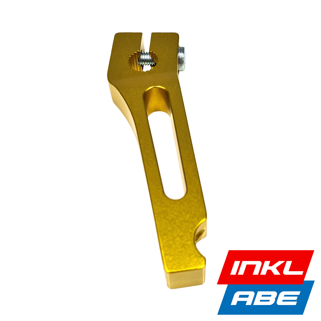 ZT CNC Bremshebel hinten, inkl. ABE - Gold eloxiert