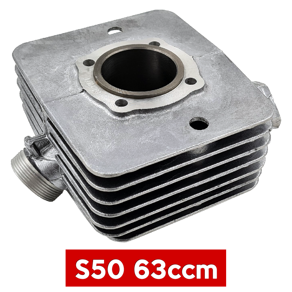ALMOT Solo Zylinder (roh) 63ccm, Simson S50, Schlitz gesteuert - Standard