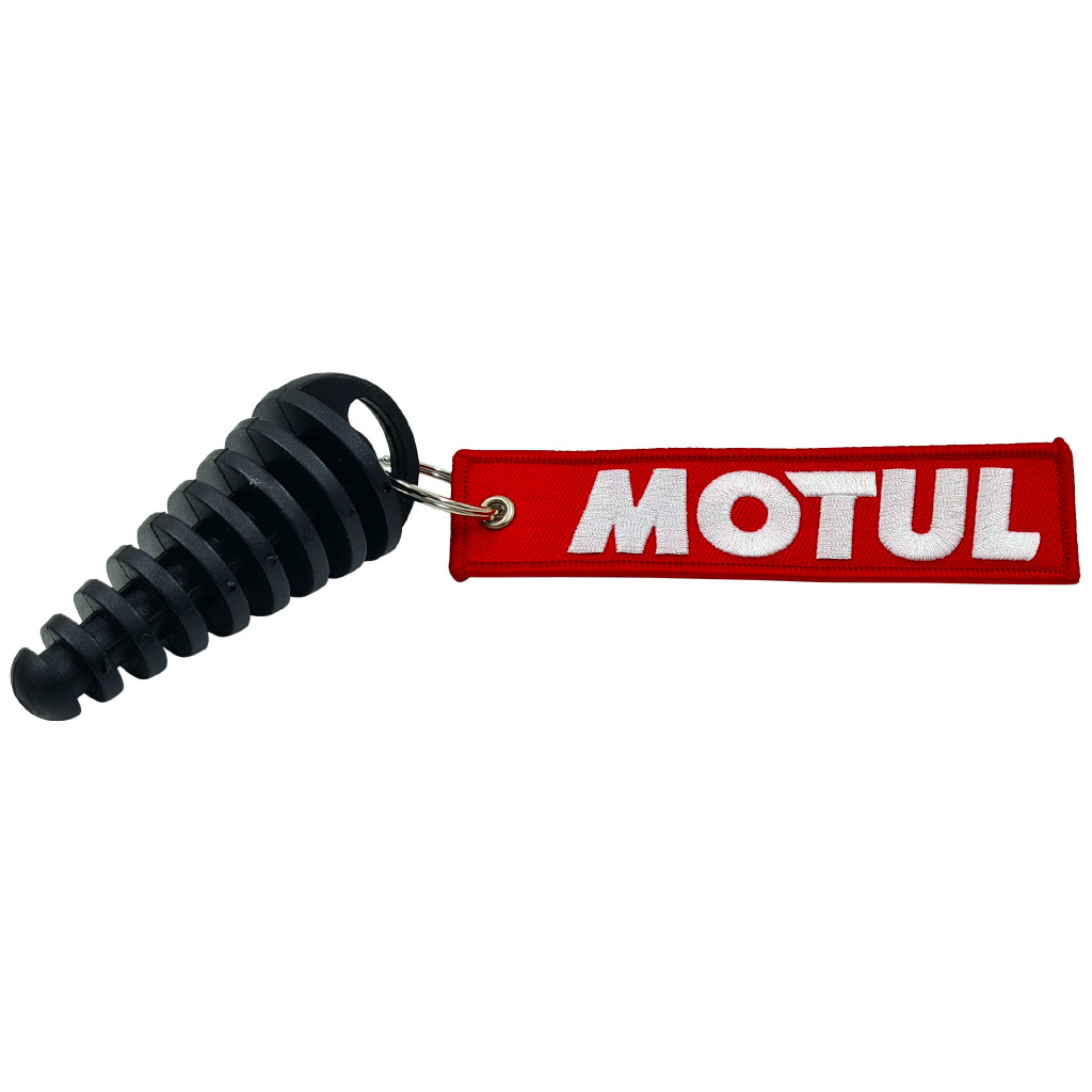 Auspuffstopfen schwarz inkl. Motul Anhänger