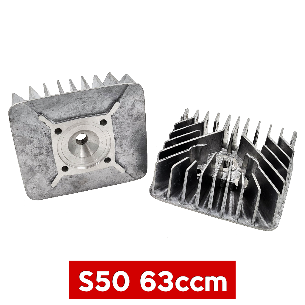 Tuning Zylinderkopf 63ccm, Simson S50 / S63, M53 Motor