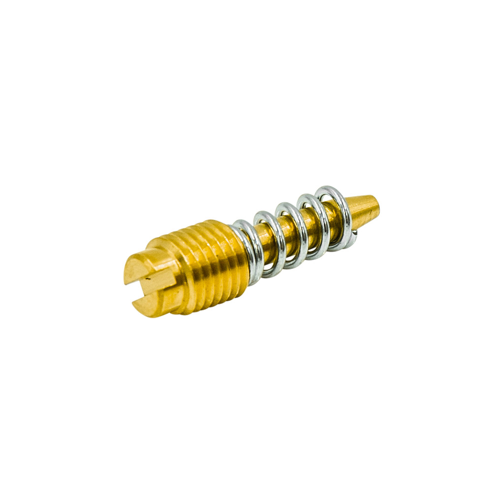 Mikuni Vergaser Leerlaufschraube mit Feder, passend für VM20, VM22, VM24, VM26 ("Umluftschraube/Gemischschraube")