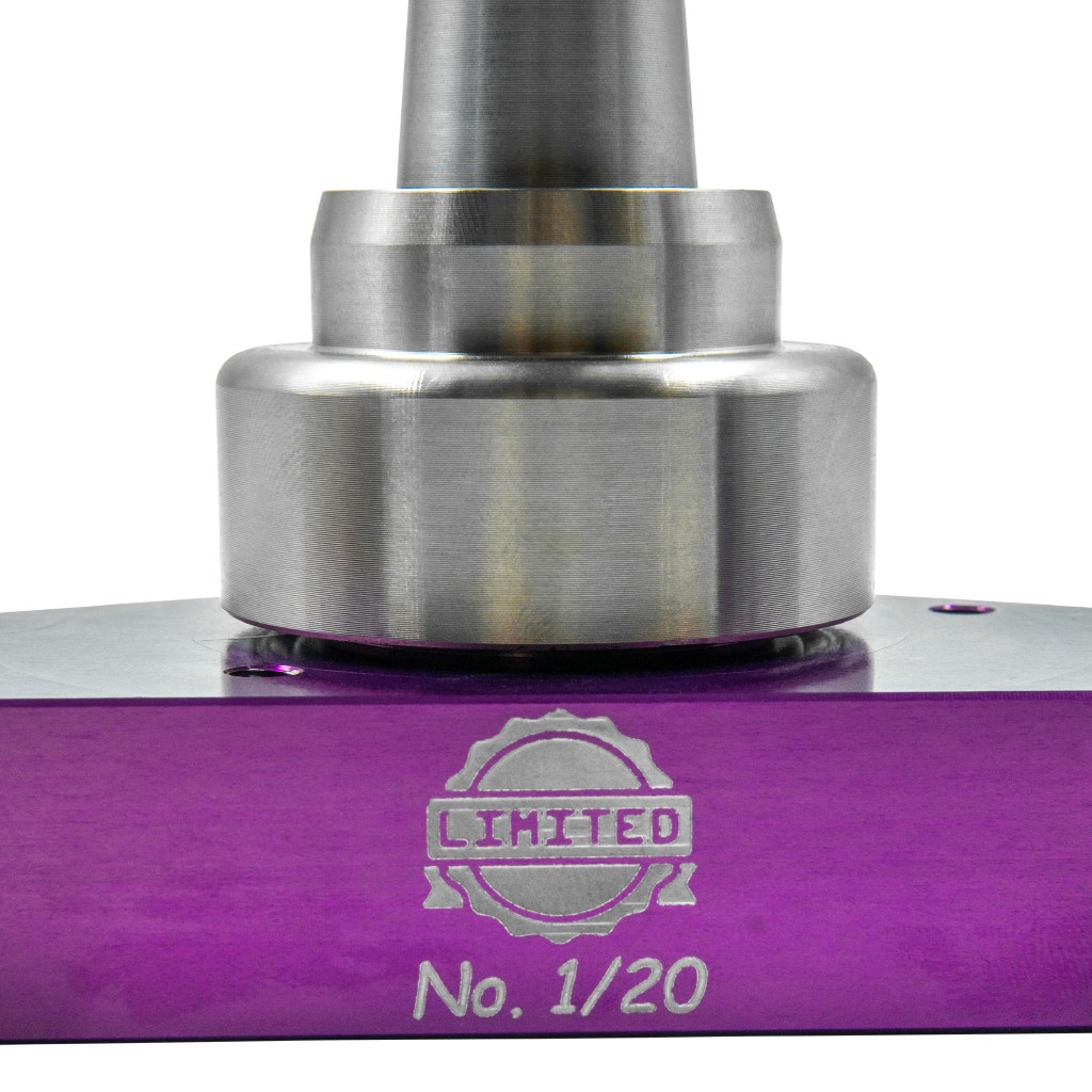 SH CNC Gabelbrücke "Limited Edition Color" ultraleichte Version Gen2, für Simson S51 S70 - Ohne Lenkanschlag, Violett
