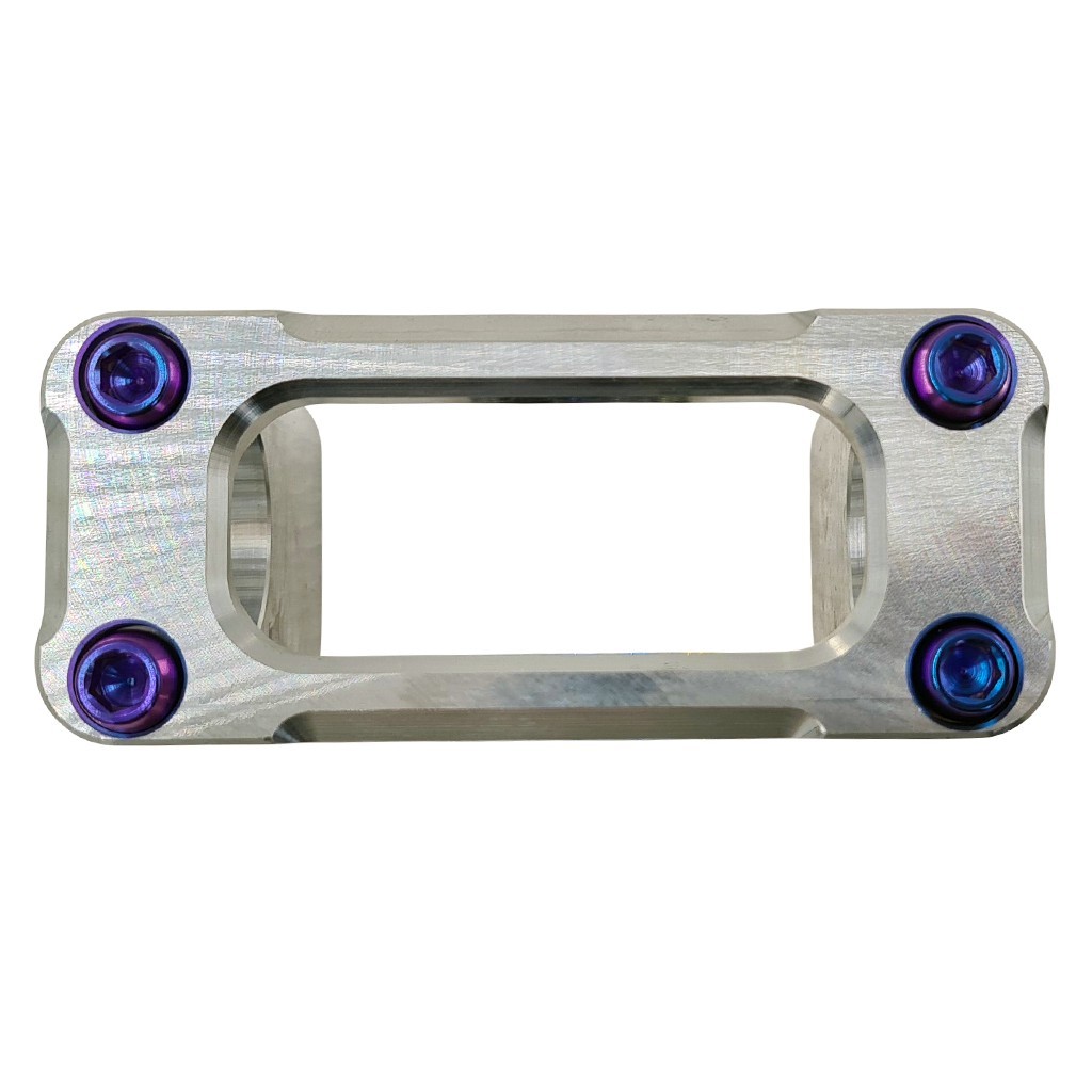 Eloxiertes ("Elox") Titan-Schraubenset für CNC Lenkerklemmung, 4er Set, für Simson - lang/Violett
