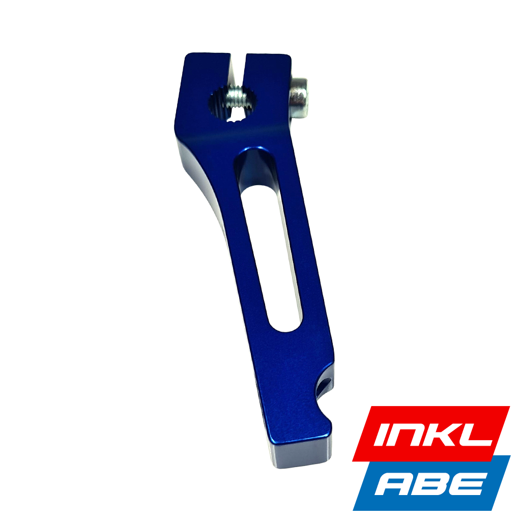 ZT CNC Bremshebel hinten, inkl. ABE - Blau eloxiert