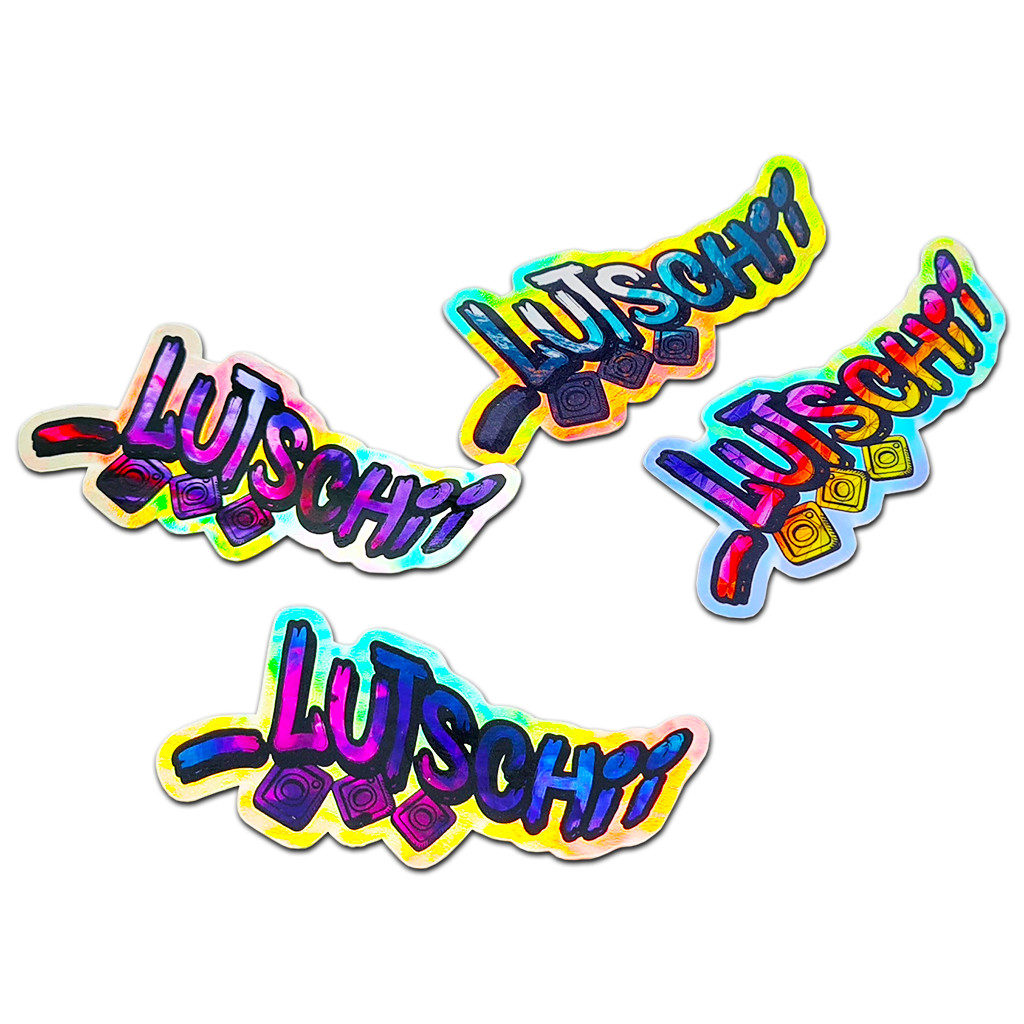 Lutschii Hologramm-Aufkleber/Sticker