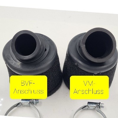 ZT Tuningluftfilter für Simson KR51/1, KR51/2, Star - 40mm (für Mikuni VM)