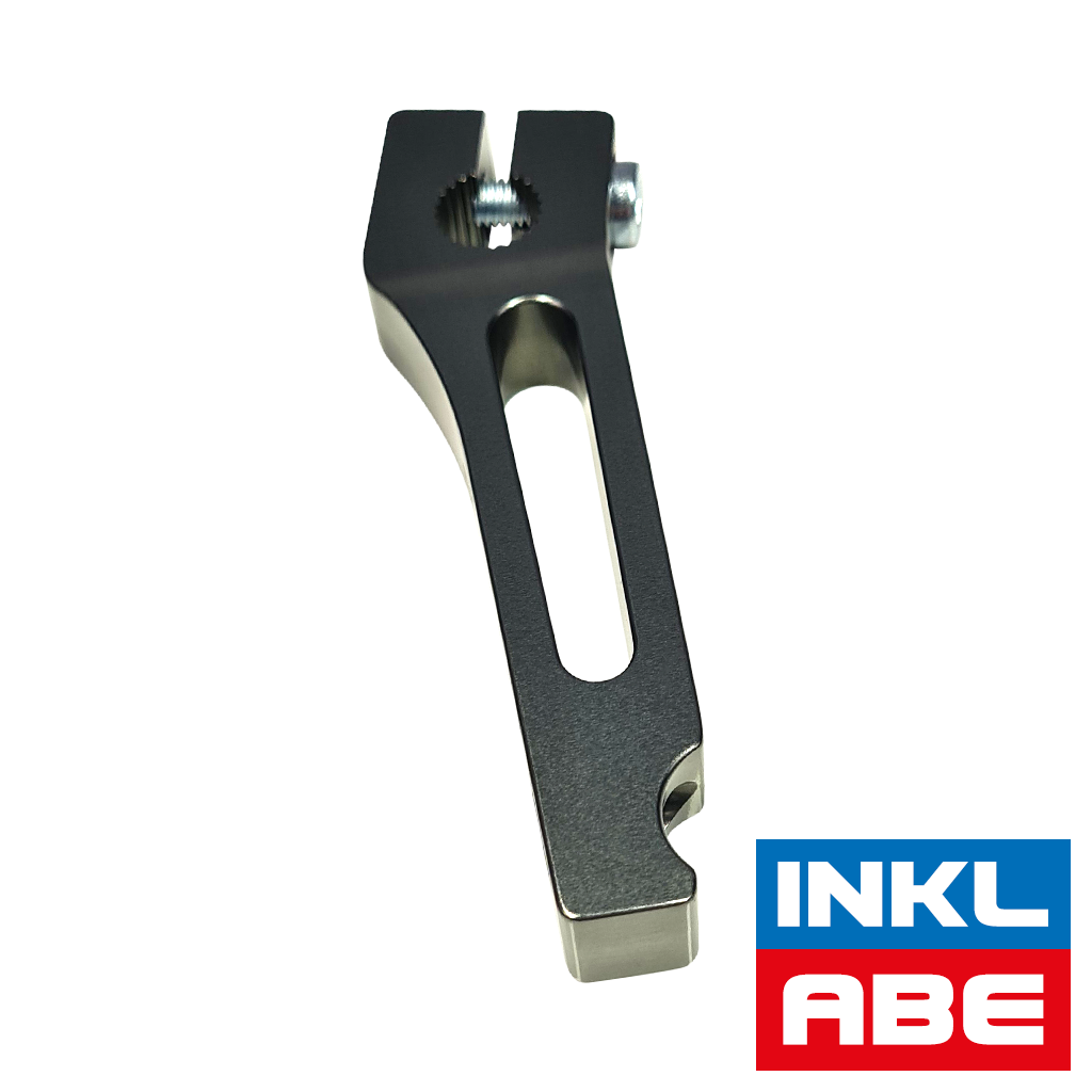 ZT CNC Bremshebel hinten, inkl. ABE - Titan eloxiert