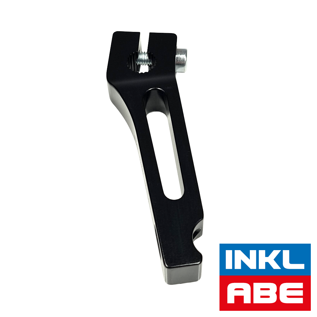 ZT CNC Bremshebel hinten, inkl. ABE - Schwarz eloxiert