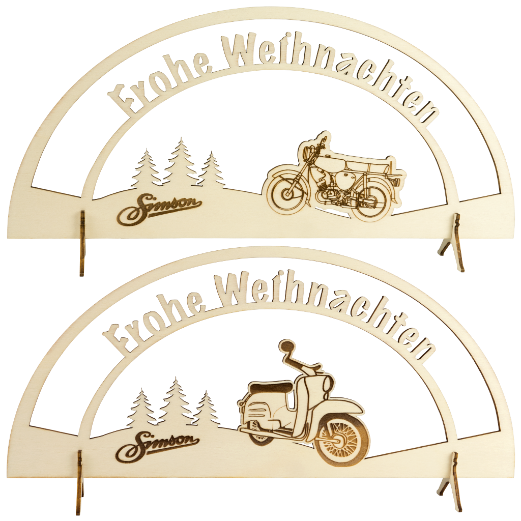 Schwibbogen - Simson-Weihnachtsdeko