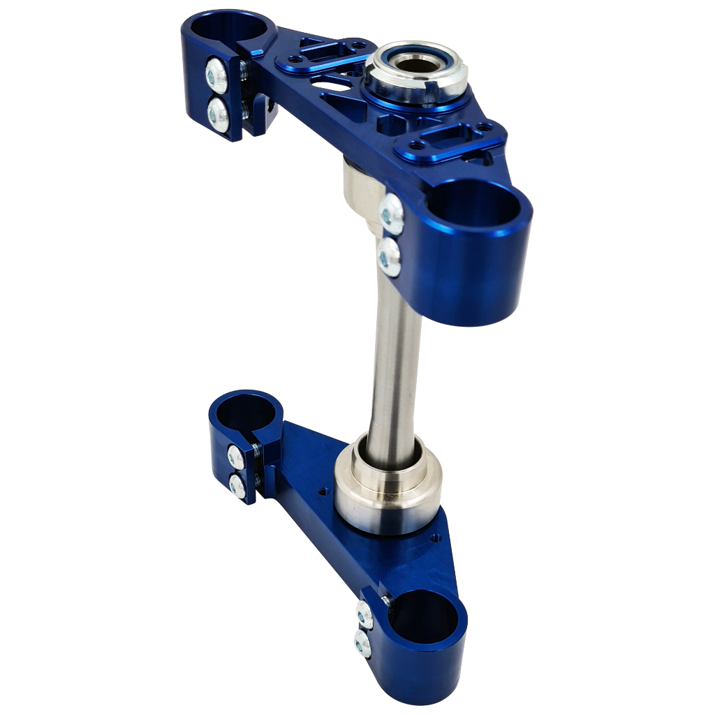 SH CNC Gabelbrücke Gen2, für Simson S51 S70 - Blau, Standard Lenkanschlag SH CNC Gabelbrücke Gen2, für Simson S51 S70 - Blau, Standard Lenkanschlag