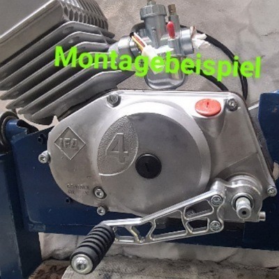 SH Eloxierter ("Elox") CNC Schalthebel für Simson M500 / S51 Motor - Natur