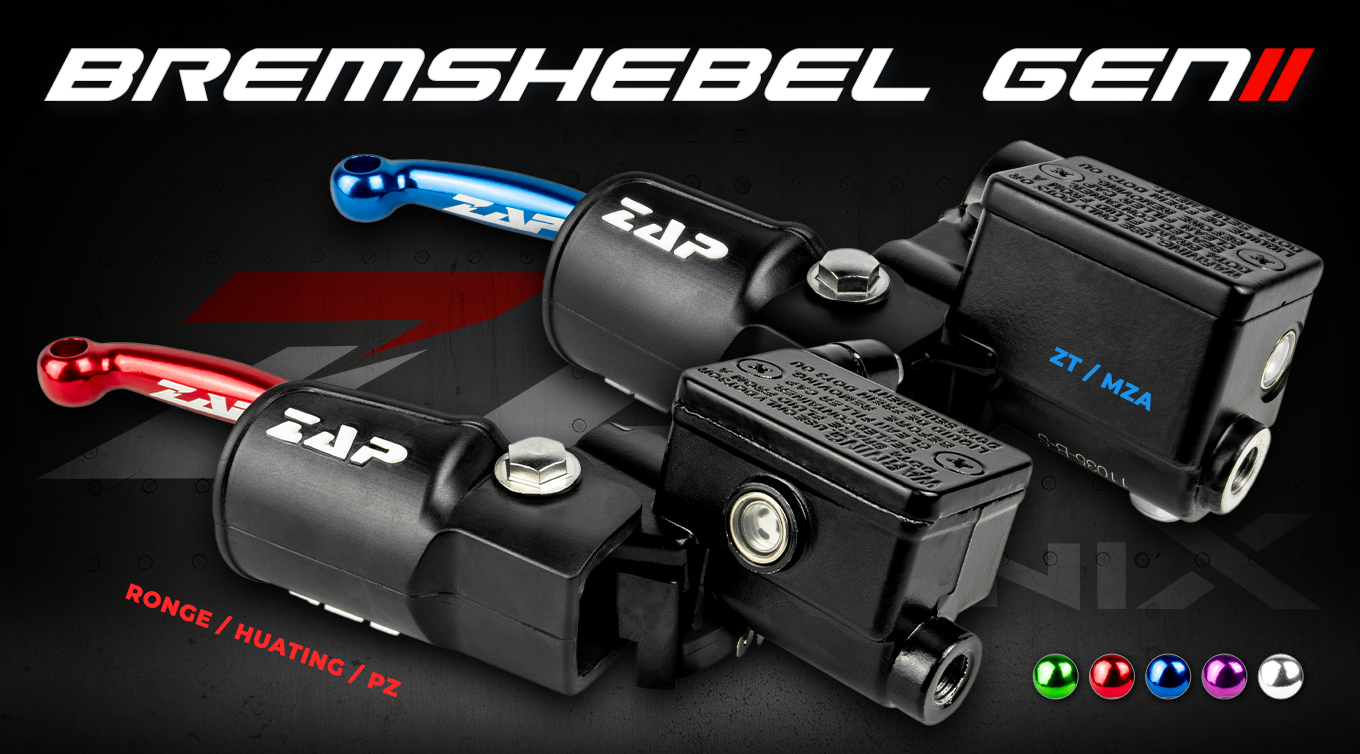ZAP Bremshebel Gen2 klappbar für ZT / MZA / Ronge / Huating / PZ Bremspumpe