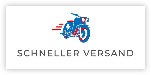 SH-Tuning - Schneller Versand, Blitzversand 24h (Motiv: Simson Moped)