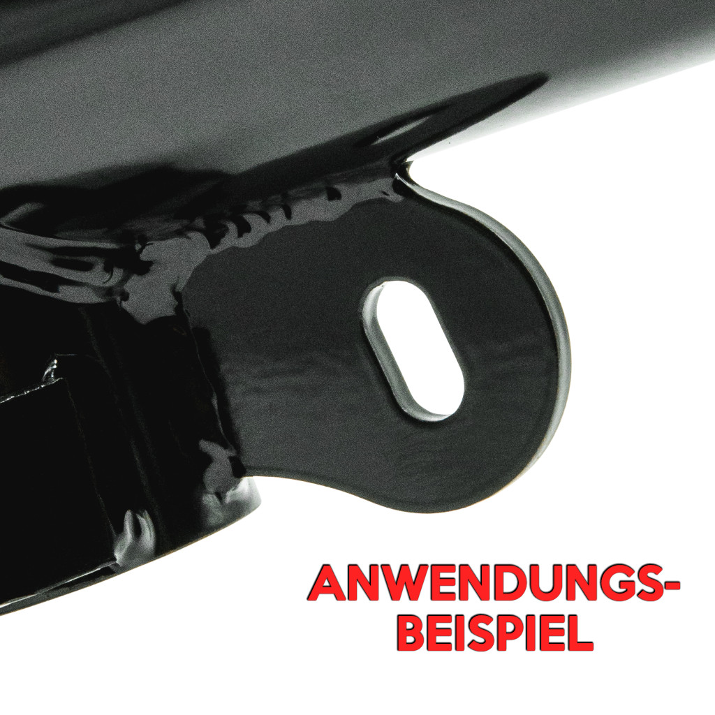 Rohteil Anschweißlasche für Endurostreben am Simson-Hauptrahmen