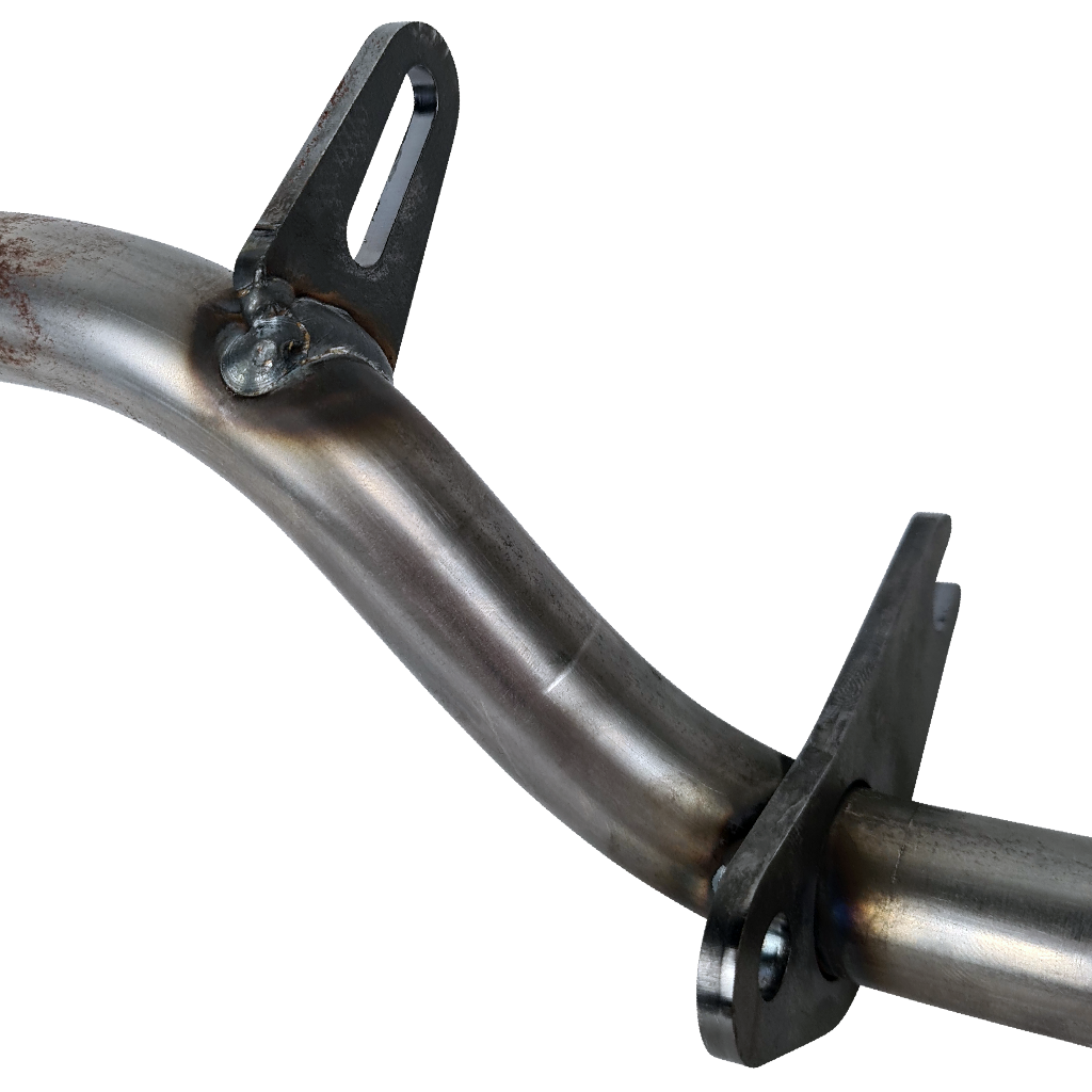 SH Fußrastenträger verstärkt mit Abstützung, für Simson S50, S51, S70 - Roh