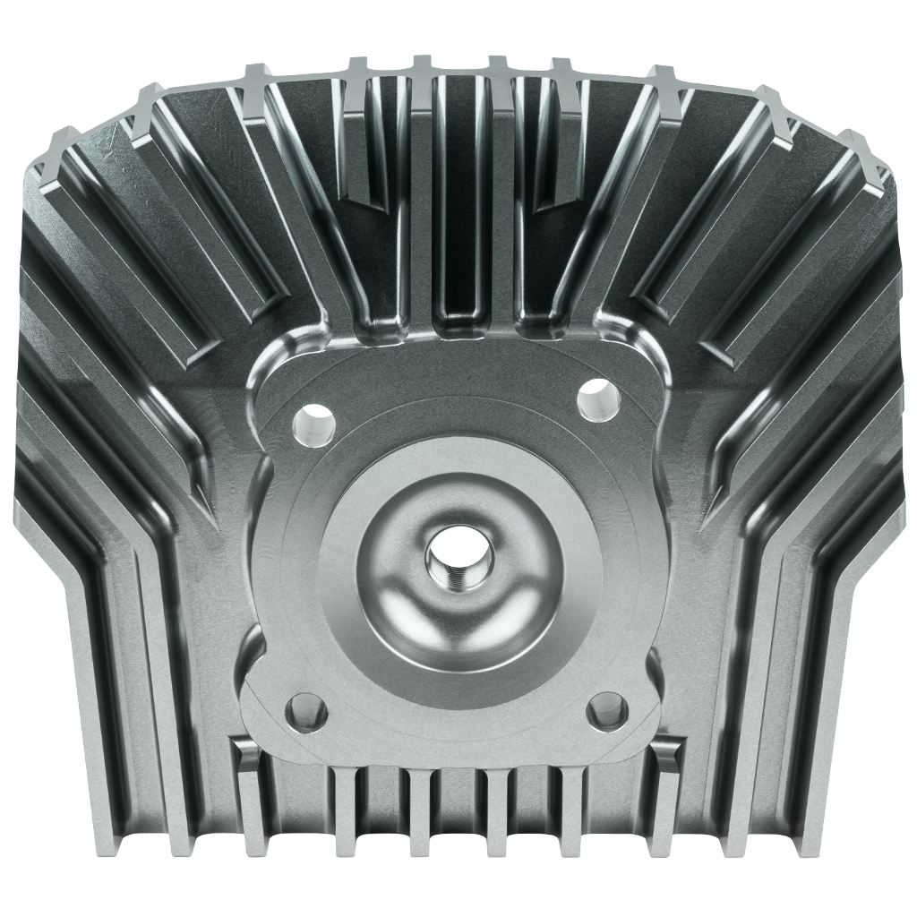 CNC Zylinderkopf für Honda MTX, Big Bore 130 - ZTX 130, Titan eloxiert