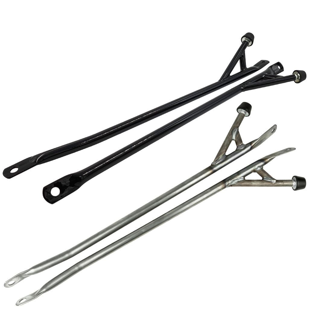 SH Paar Enduro-Streben / Unterzugstreben mit Lenkanschlag für Simson S51/S50/S70