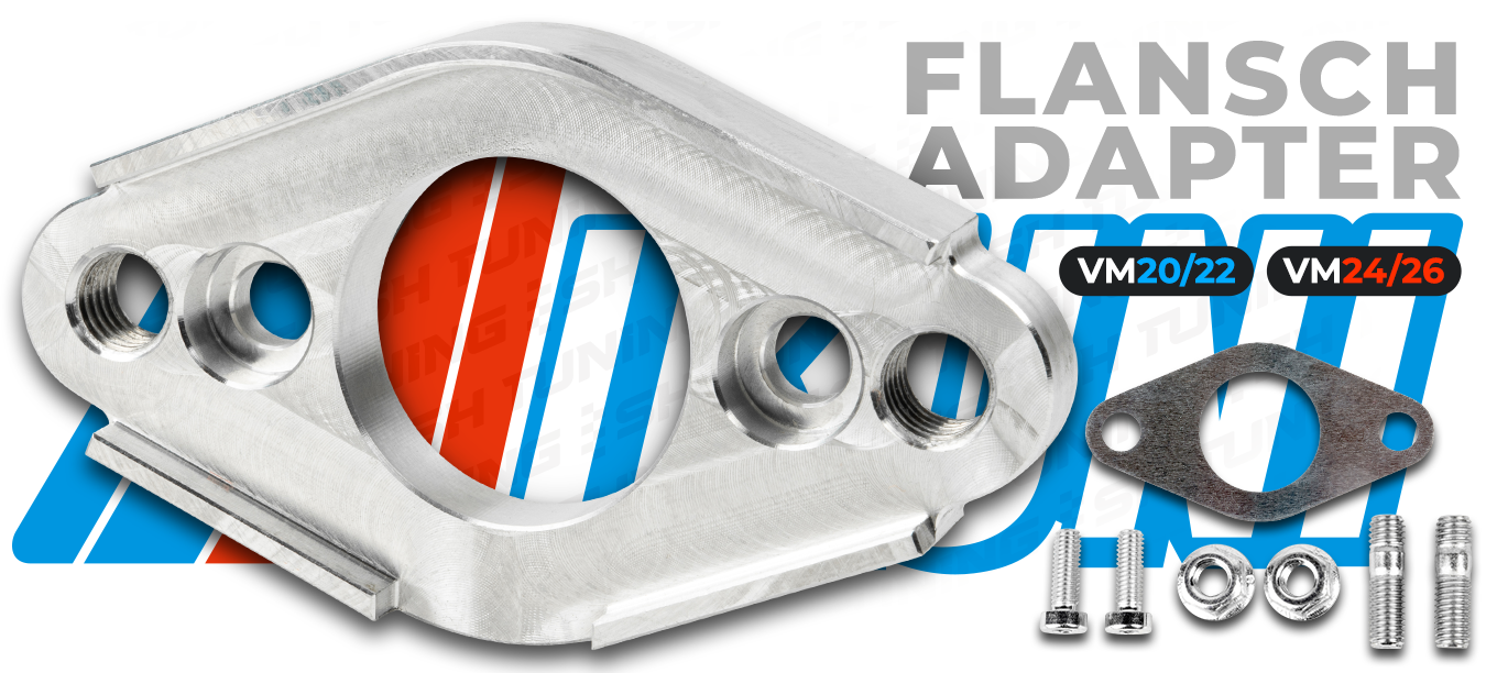 SH Mikuni Flansch Adapter - VM20 / VM22 / VM24 / VM26