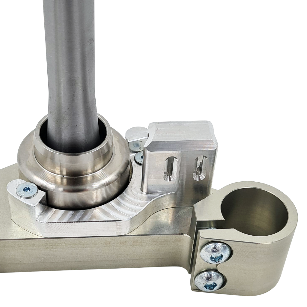 SH CNC Gabelbrücke Gen2, für Simson S51 S70 - Blau, Lenkanschlag mit Schlosskasten SH CNC Gabelbrücke Gen2, für Simson S51 S70 - Blau, Lenkanschlag mit Schlosskasten