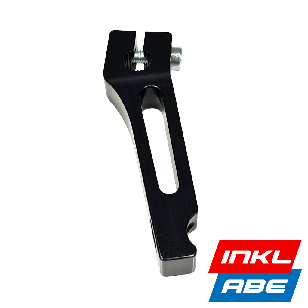 ZT CNC Bremshebel hinten, inkl. ABE - Schwarz eloxiert